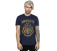 Harry Potter Men's Hogwarts Varsity T-Shirt Navy Blue XX-Large