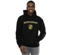 Harry Potter Men's Hufflepuff Crest Hoodie Black XXX-Large