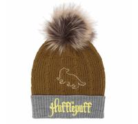 Harry Potter Men's Hufflepuff Pom Pom Beanie in Yellow Harry Potter Yellow One Size