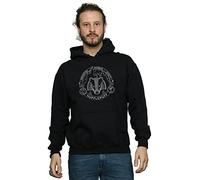 Harry Potter Men's Hufflepuff Seal Hoodie Black Medium