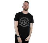 Harry Potter Men's Hufflepuff Seal T-Shirt Black Large