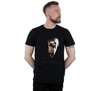 (L, Black) Harry Potter Mens Lord Voldemort Portrait T-Shirt
