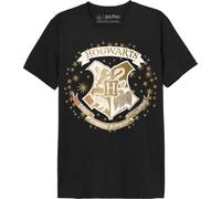 HARRY POTTER Men's Mehapomts413 T-Shirt, Black, XS