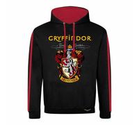 Harry Potter Men's Property of Gryffindor Contrast Hoodie in Black | Size: Large Harry Potter Black L