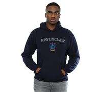 Harry Potter Men's Ravenclaw Crest Hoodie Navy Blue XX-Large