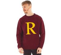 Harry Potter Mens Red Ron Weasley Christmas Jumper - Large