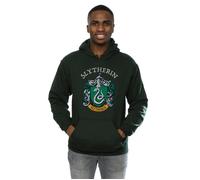 Harry Potter Men's Slytherin Crest Hoodie Forest Green Small