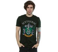 Harry Potter Men's Slytherin Crest T-Shirt Forest Green X-Large