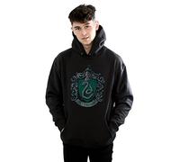 Harry Potter Men's Slytherin Distressed Crest Hoodie