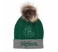 Harry Potter Men's Slytherin Pom Pom Beanie in Green Harry Potter Green One Size