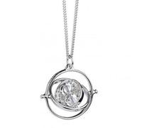 Harry Potter Men's Sterling Silver Swarovski Time Turner Necklace Harry Potter Silver One Size