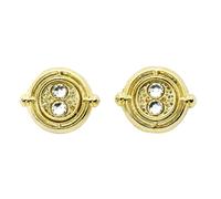 Harry Potter Men's Time Turner Stud Earrings in Gold Harry Potter Gold One Size