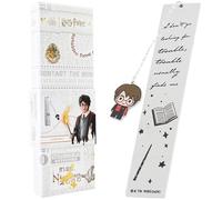 Harry Potter Metal Bookmark with Hanging Charm, Reading Gifts | Stainless Steel Book Marker in Gift Box for Books and Journals, Gifts for Women Kids Students Teachers & Reader