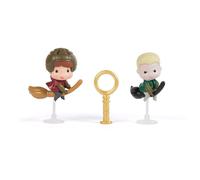 Harry Potter Micro Magical Moments, Quidditch Surprise Set with 2 Figures (approx. 3.8 cm Tall) and Accessories, Toy for Children from 6 Years, Fan Item (Assorted)