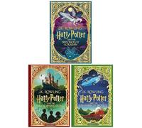 Harry Potter MinaLima Edition 3 Books Collection Set (Harry Potter and the Philosopher’s Stone, Harry Potter and the Chamber of Secrets & Harry Potter and the Prisoner of Azkaban)
