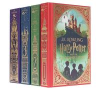 Harry Potter MinaLima & Interactive Collectors Edition (Volume 1-4) by J.K. Rowling: 4 Books Collection Set (Philosopher's Stone, Chamber of Secrets, The Prisoner of Azkaban & Goblet of Fire)