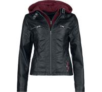 Harry Potter Mischief Managed Faux Leather Jacket black S