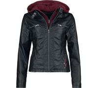 Harry Potter Mischief Managed Faux Leather Jacket black XXL