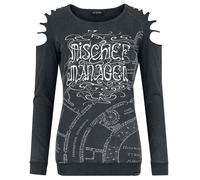 Harry Potter Mischief Managed Long-sleeve Shirt dark grey XL