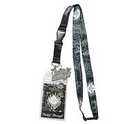Harry Potter Mischief Managed Marauders Map ID Lanyard Badge Holder With 2" Rubber Charm Pendant And Collectible Sticker