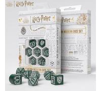 Q WORKSHOP Harry Potter Pack Dés Slytherin - Set of 7 Dice, Green