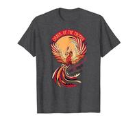 Harry Potter Mosaic Order of The Phoenix T-Shirt, Men, Dark Heather Grey, Small
