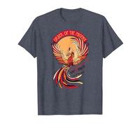 Harry Potter Mosaic Order of The Phoenix T-Shirt, Men, Heather Blue, Medium