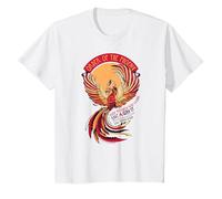 Harry Potter Mosaic Order of The Phoenix T-Shirt, Youth, White, X-Small