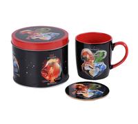 Harry Potter Mug and Coaster gift tin set Magical Hogwarts new Official Gift Set