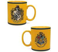 Harry Potter Mug Hufflepuff Crest 400ml Ceramic Yellow DishwasherSafe Gift Boxed