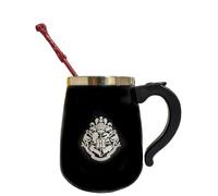 Harry Potter Mug with Magic Wand, Self-Stirring Mug, A Must for Muggles & Magicians, 350 ml, Harry Potter Coffee Mug, Self-Stirring