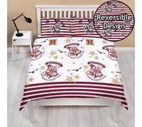 HARRY POTTER MUGGLES DOUBLE DUVET COVER SET BEDDING NEW