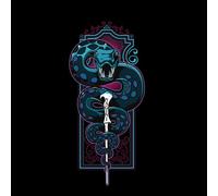 Harry Potter Nagini Neon Women's T-Shirt - Black - L