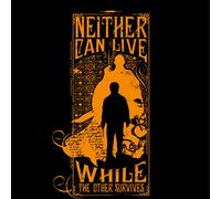 Harry Potter Neither Can Live Men's T-Shirt - Black - M