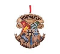 Nemesis Now Harry Potter Hogwarts Crest Hanging Ornament, Yellow, 8cm