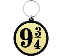 Harry Potter Nine And Three Quarters Keyring In Cream Cream