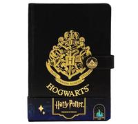 Harry Potter Notebook Journal A5 Official Merchandise, Faux Leather Hardcover Writing Diary with Magnetic Closure, Lined Pages, Ribbon Bookmark, Harry Potter Gifts (Hogwarts)