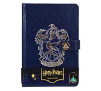 Harry Potter Notebook Journal A5 Official Merchandise, Faux Leather Hardcover Writing Diary with Magnetic Closure, Lined Pages, Ribbon Bookmark, Harry Potter Gifts (Ravenclaw)