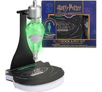 Harry Potter Notebook & Pen Set, Cauldron Notebook & Glow in the Dark Black Ink Potion Pen with Stand, Hogwarts Stationary Supplies, Gift