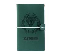 Grupo Erik Harry Potter Travel Journal - Slytherin PU Leather Notebook | Diary Journal, Travel Notebook, Travel Accessories, Travel Gifts, Travel Gift | Harry Potter Gifts, Harry Potter Merchandise
