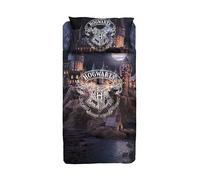 Harry Potter Official 100% Cotton Single Bed Sheet Set + Fitted Sheet + Pillow Case