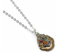 Harry Potter Official Hogwarts Crest Link Chain Necklace by The Carat Shop