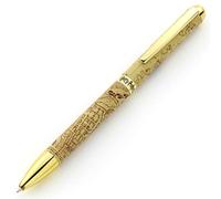 Harry Potter Marauders Map Printed Barrel Pen HPPP0118 - Stainless Steel / Copper