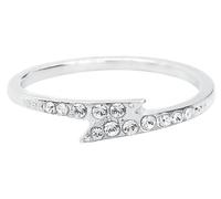 Harry Potter Official Sterling Silver Lightning Bolt Ring with Crystal Elements Size M by The Carat Shop