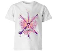 Harry Potter Official Until The Very End Kids' T-Shirt - 7-8 Years in White | Size: YM Harry Potter White YM