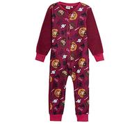 Harry Potter Onesie Boys Girls Unisex Fleece All In One Pyjamas 9-10 Years Burgundy