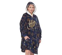 Harry Potter Oversize Cosy Hoodie for Women - Oversized Women Cuddly Jumper Fluffy Blanket Jumper Blue, blue, One Size