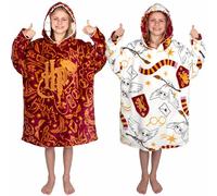 Harry Potter Oversized Hoodie Blanket Kids Teens Reversible Super Soft Fleece Hoodie Gryffindor One Size