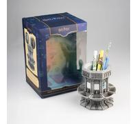 Grupo Erik Pen Holder For Desk & Stationery Set - Harry Potter Gifts | Desk Accessories - Pencil Holder, 2 Pens, Pencil, Eraser, Sharpener | Harry Potter Stationery