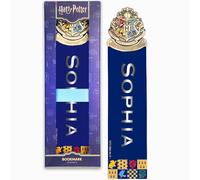 Harry Potter Personalised Crest Bookmark 25cm x 5 cm Stainless Steel Metal High Quality Gift for Kids Teachers, Students, Gryffindor Hogwart Harry Potter Books Lovers